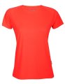 Dames Sportshirt CONA SPORTS Rainbow Tech Tee neon Coral